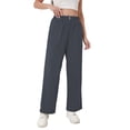 thumbnail image 1 of TaTaai Women's Casual Solid Corduroy Long Pants Elastic Waist Sweatpants with Pockets Soft Thick Fabric Daily Wear Trousers Gift, 1 of 4