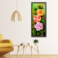 thumbnail image 3 of Cuadros Decorativos Flor 5D Kits de pintura de manualidades de diamantes resina redonda Wdftyju completa para el hogar arte de pared Diamante de imitación dibujo Mosaico Decoración Para el hogar, 3 of 9