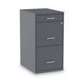thumbnail image 1 of Alera 2806768 Letter Size 3 Drawers Soho Vertical File Cabinet, Charcoal, 1 of 1