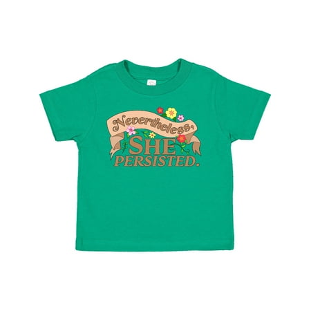 

Inktastic Nevertheless She Persisted Gift Toddler Boy or Toddler Girl T-Shirt