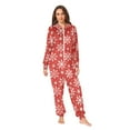 thumbnail image 4 of joogoo Christmas Snowflakes Unisex Adults Onesies Pajamas Jumpsuits L, 4 of 7