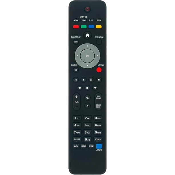 Mando a distancia de repuesto NC201 para sistema de cine en casa Blu-ray Philips HTS3306 HTS3106