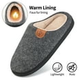 thumbnail image 3 of Ecetana Mens Slippers Memory Foam Warm House Slippers for Men Non Slip Fuzzy Shoes, 3 of 7