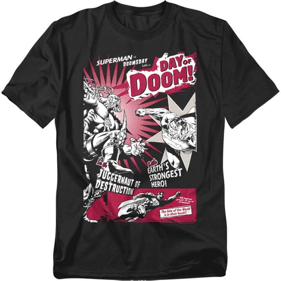 Superman T-Shirt Day of Doom Unisex Graphic Tee For Men & Women