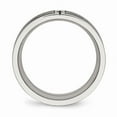 thumbnail image 3 of Stainless Steel Brushed and Polished Black IP Plated CZ Band, 3 of 8