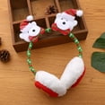 thumbnail image 6 of Tainini Christmas Polyester Earmuffs, Cartoon Santa Snowman Ear Muffs Ear Warmers Winter Ear Muffs Covers Tainini, 6 of 6