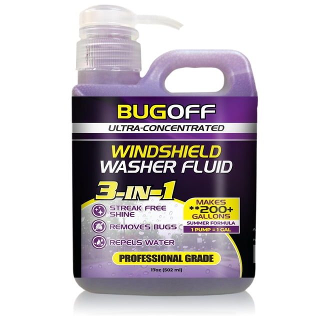 Líquido ultra concentrado para limpiaparabrisas BUGOFF 502 ml