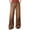Brown 13, variant on Karymi Mid‑Rise Wide‑Leg Jeans for Women, Decor Side Button Stretch Full‑Length Denim Pants with Pockets