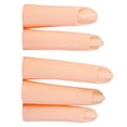 thumbnail image 1 of FOMIYES 5Ud Dedos Falsos De Silicona Color Para De, 1 of 8