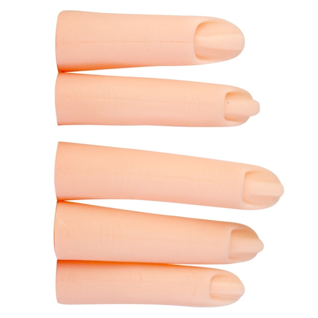 FOMIYES 5Ud Dedos Falsos De Silicona Color Para De