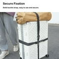 thumbnail image 1 of serony Ensemble de 2X Ceintures Attachées Bagage Cils Randonnée Camping Sangle Cargo Attache Boucle Sangle Réglable Valise Sécurisée Affaires Khaki/S, 1 of 9