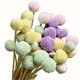 thumbnail image 4 of ZHAOCHENG Craspedia globosa 20 piezas Material Flor Inmortal Flores Eternas Regalo (Azul-Verde, 20 piezas), 4 of 5