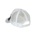 thumbnail image 3 of Top Headwear Butterfly Lace Sequin Hat - Womens Crystal Gem Bling Cap, White, 3 of 4