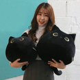 thumbnail image 1 of Juguetes De Peluche Bonito gato negro, muñeco de peluche, juguetes de peluche para niñas, regalos del Día de San Valentín, adorno, 1 of 3