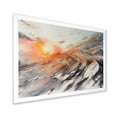 thumbnail image 2 of Designart 'Majestic Sunset Glow on The Mountains Landscape' Traditional Framed Art Print, 2 of 4