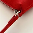 thumbnail image 6 of JUYGO Women Faux Suede Shoulder Bag Small Tote Bag Large Capacity Elegant Shoulder Purse Zip Closure Vintage Commuting Bag, 6 of 9