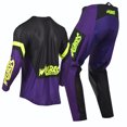 thumbnail image 2 of Willbros Motocross Jersey and Pants Combo with Zipper Pockets MX Dirt Bike Offroad Gear Set Ride Racewear Purple (Jersey Adult M/Pants W32), 2 of 13