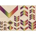 thumbnail image 1 of Ahgly Company Indoor Rectangle Patterned Golden Blonde Gold Area Rugs, 2' x 3', 1 of 6