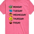 thumbnail image 2 of Sesame Street - Days Of The Week - Toddler and Youth Short Sleeve Graphic T-Shirt, 2 of 4