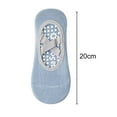 thumbnail image 2 of CSChome Yoga Socks with Strap Design 1 Pair Yoga Boat Anti-skid Silicone Grip Bottom Solid Color High Elasticity Sweat Absorption Adult Home Pilates Dance, 2 of 7