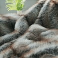 thumbnail image 6 of Faux Fur Throw Blankets Grey - Tie-Dye Fuzzy Fluffy Super Soft Furry Plush Decorative Comfy 50"x60", 6 of 6
