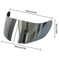 thumbnail image 2 of Visera para casco de motocicleta Gafas de casco antivaho con lente de protección facial completa para AGV K5 K3SV K1 (plata), 2 of 5