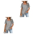 thumbnail image 4 of Guardurnaity Camiseta de algodón para mujer, camiseta informal de manga corta, ropa de verano transpirable para viajes de trabajo, accesorios para Type6 NO6, 4 of 6