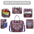 thumbnail image 2 of Abstract Paisley Art Lunch Cooler – Stylish Lunch Tote for Women Ideal for Travel Snacks or Work, 2 of 6