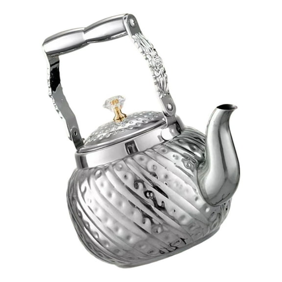 Ciwanning Fingerprint Resistant Golden Hammered Kettles 1.2/1.6/2L Nonrust Steel Rapid Boiling Water Pot For Modern Livings