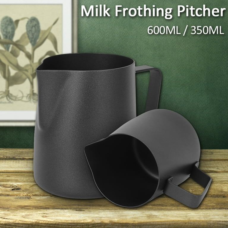 Stainless Steel Latte Art Pitcher Milk Frothing Jug Espresso Coffee Mug Barista Craft Coffee Cappuccino Cups Pot Tools, Size: 350 ml
