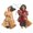 2 random, variant on Small Witch Keychain Cotton Cloth Keyring Bag Ornament Perfect For Halloween Roleplay And Gift Giving