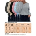thumbnail image 4 of Innerwin Knitted Sweaters Long Sleeve Women Sweater Work V Neck Knitwear Pullover Dark Gray XL, 4 of 4