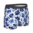 thumbnail image 4 of Uemuo Blue Roses Pattern Men's Boxer Briefs,Trunk Anti-Chafing,Comfortable, Durable, and Stylish Underwear-XX-Large, 4 of 9