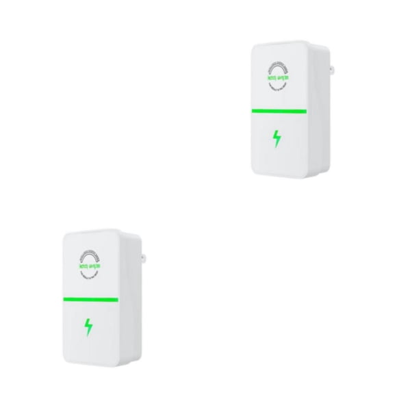 Advancent Stop Watt Dispositivos de ahorro de electricidad plástico 2Conjunto Reino Unido enchufe
