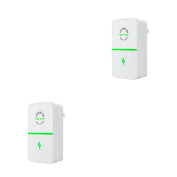 Ahorro de energía Injueey Stop Watt Energy Saver Hogar Profesional EU Enchufe de la UE 2Conjunto