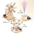 thumbnail image 4 of Kit STEM Yutin 5 en 1 para manualidades en madera para niños de 8 a 12 años con rompecabezas 3D, 4 of 7