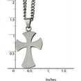 thumbnail image 4 of Stainless Steel Cross Necklace, 22, 4 of 6