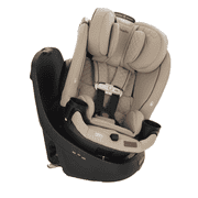 Gold Revolve360 Slim 2-in-1 Rotational Car Seat with Green & Gentle Fabric (Travertine)