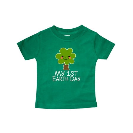

Inktastic My 1st Earth Day 2021 Gift Baby Boy or Baby Girl T-Shirt