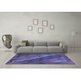 thumbnail image 3 of Ahgly Company Indoor Rectangle Animal Blue Modern Area Rugs, 2' x 4', 3 of 4