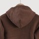 thumbnail image 4 of Blusa con capucha de manga larga para niños, suéter de color liso con gorro, suéter de punto, top informal con capucha para niños y niñas, top de poliéster para niñas, 4 of 5