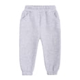 thumbnail image 2 of WOLLED 1-13 Years Sweatpants for Kids Toddler Boys Girls Fall Winter Loose-Fit Trousers Baby Warm Fleece Jogger, 2 of 9