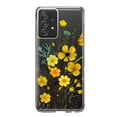 thumbnail image 1 of MUNDAZE Samsung Galaxy A53 Yellow Summer Flowers Floral Shockproof Clear Hybrid Protective Phone Case Cover, 1 of 5
