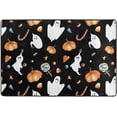 thumbnail image 4 of SKYSONIC 72x48in Cute Ghosts Pumpkins Area Rug, Halloween Theme Non-Slip Floor Carpet for Indoor Living Dining Room and Bedroom Area, 4 of 7