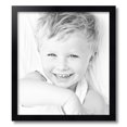 thumbnail image 2 of ArtToFrames 17" x 19" Satin Black Picture Frame, 17x19 inch Black Wood Poster Frame (WOM-1451), 2 of 8