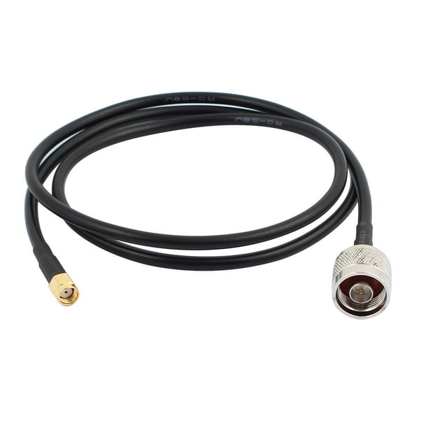 N Male to RP-SMA Female Adapter RG58 RF Pigtail Coaxial Cable 1M ...