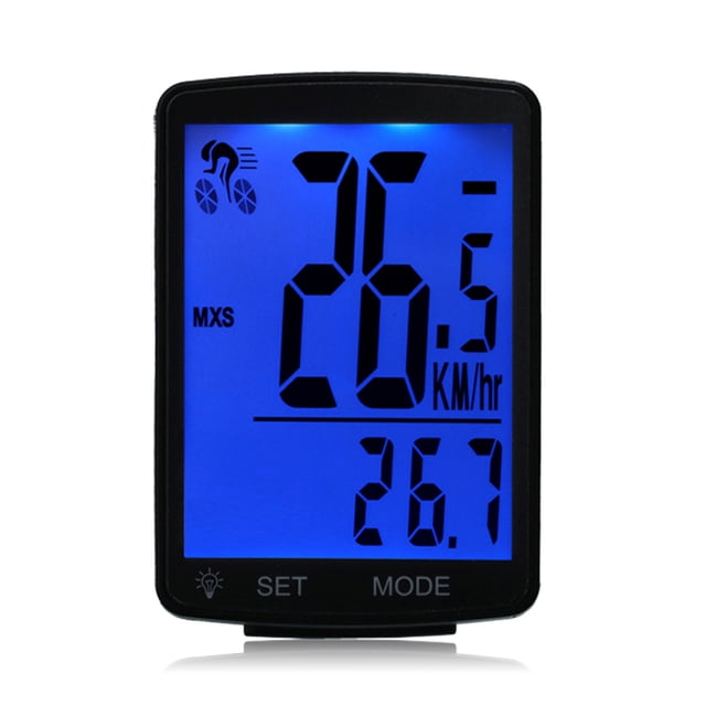 Multifunctional LCD Screen Bicycle Computer Wireless Bike Rainproof Speedometer Cycling 2.8inch Waterproof