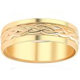 thumbnail image 1 of Hand Braided Wedding Band 14K Yellow Gold, 1 of 2