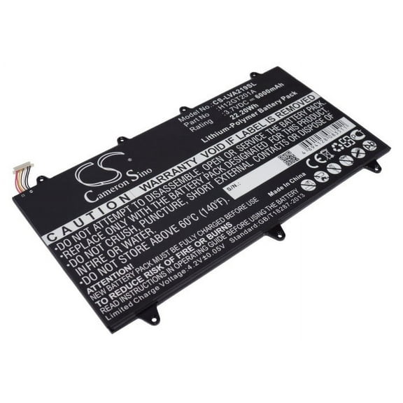 6000mAh H12GT201A Battery LENOVO IdeaPad A2109, IdeaPad A2109 9", IdeaPad A2109A, A2109A-F