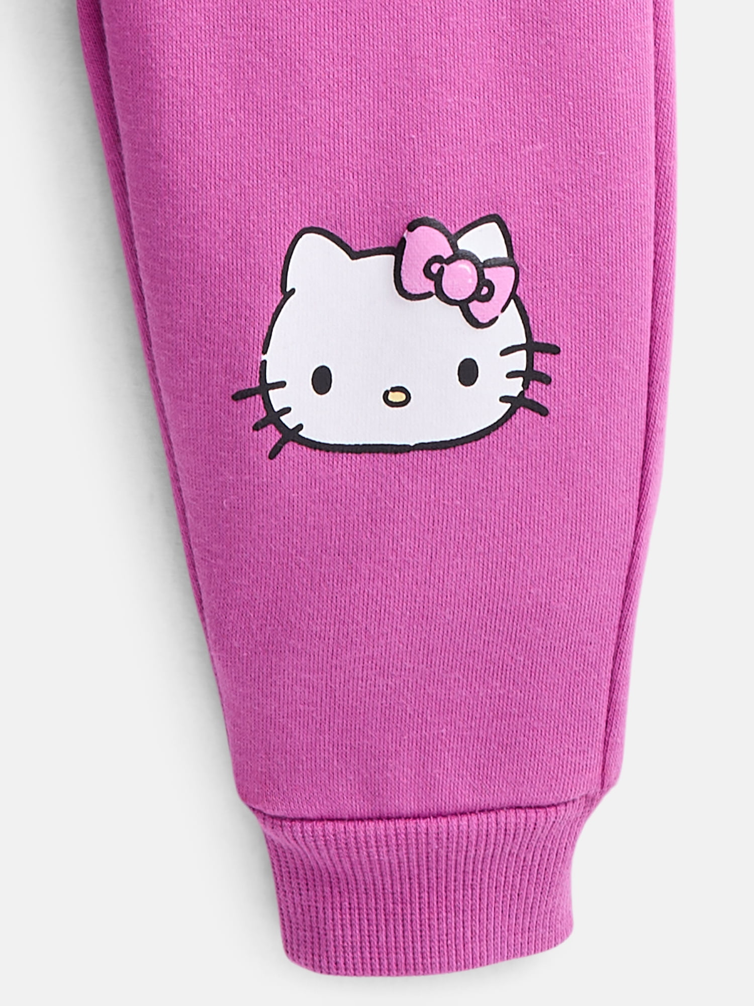 Hello Kitty Baby Girls Fleece Sweatshirt and Pants Set, 2 Piece, Sizes 0/3M-24M
